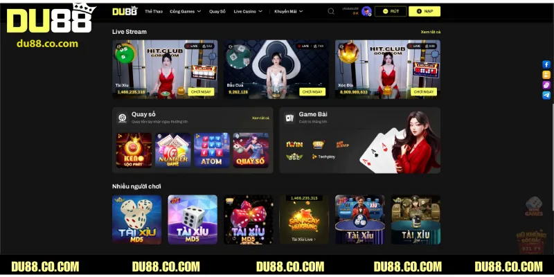 Giới thiệu đôi nét về những điều mới mẻ của sòng bạc DU88 online